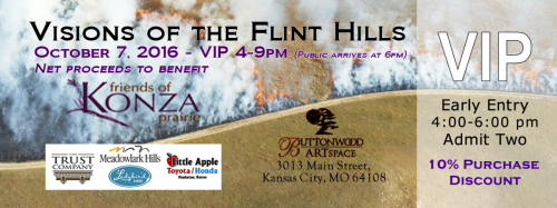 Visions of the Flint Hills 2016 VIP ticket